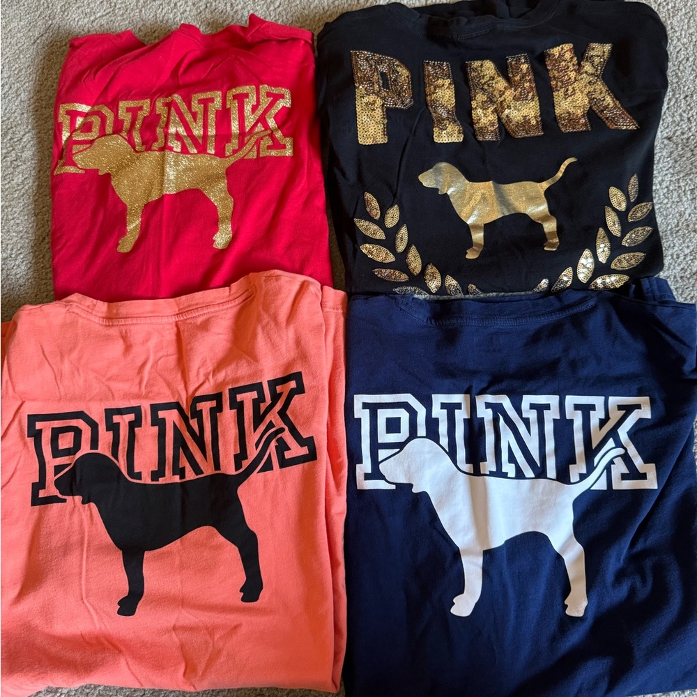 PINK Victoria's Secret Short Sleeve Tees- Bundle